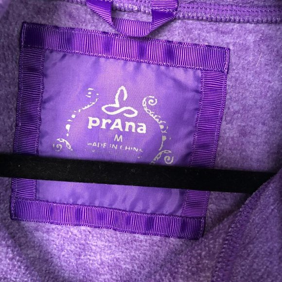 REI prAna Drea Purple 1/2 Zip Fleece Jacket - Picture 2 of 3